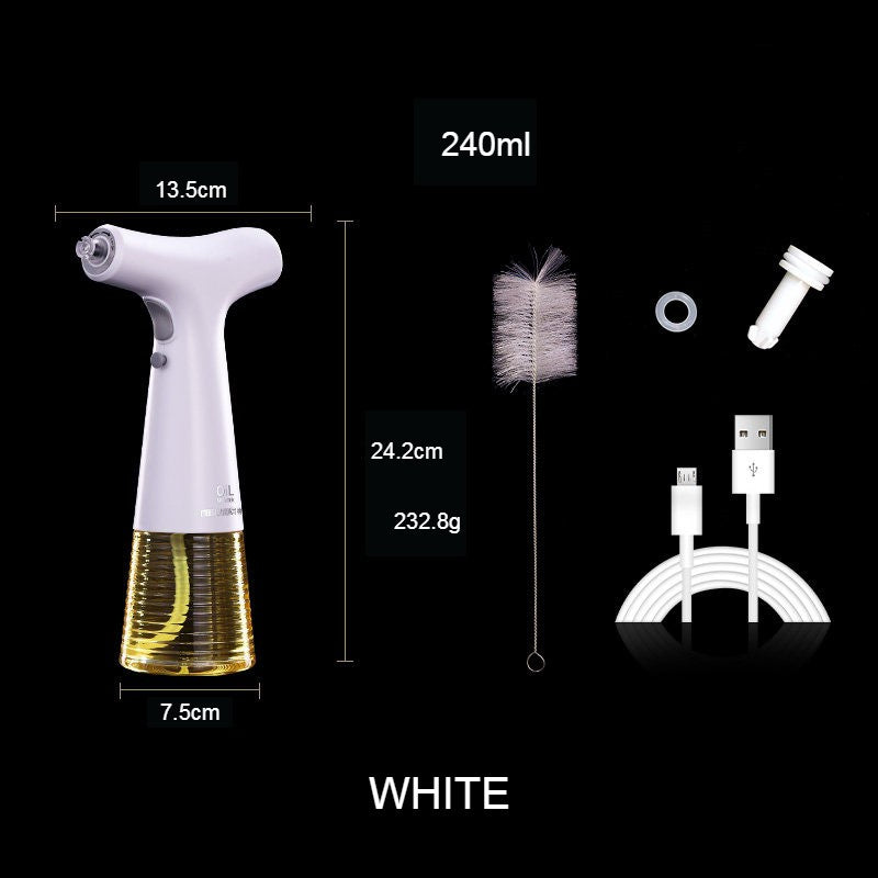 Norvo | Automatisk elektrisk oljesprayer, med to spraymodus, for nesten alle oljer eller flytende krydder.