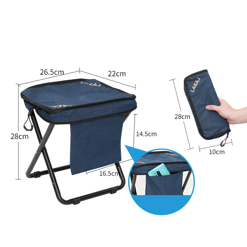 Norvo | Multifunksjonell Utendørs Piknik Camping Sammenleggbar Stol