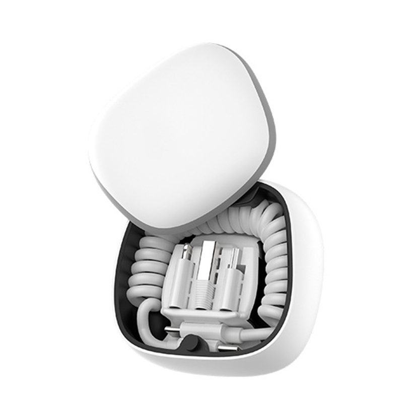 Norvo | Alt-i-ett vårkabel power bank Type-c Android lightning lagringsboks Nødhjelp mini power bank