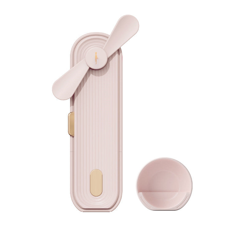 Norvo | Bærbar Oppladbar Håndvifte, med To Vindhastigheter & Strømbank