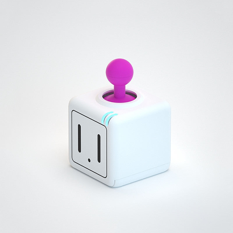 Norvo | Bærbar stresslindrende fidget kube leke med 3 vibrasjonsmoduser