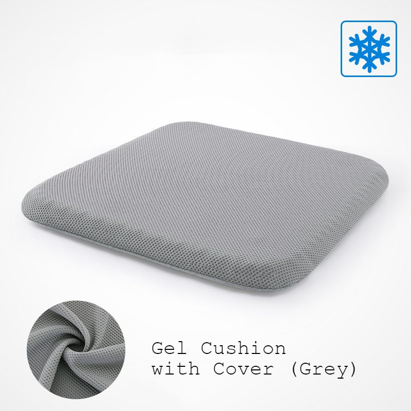 Norvo | Bærbar Kjølende Gel Seterskum, med Ruggfri Trekk, for Bil, Kontorstol, Rullestol & Mer