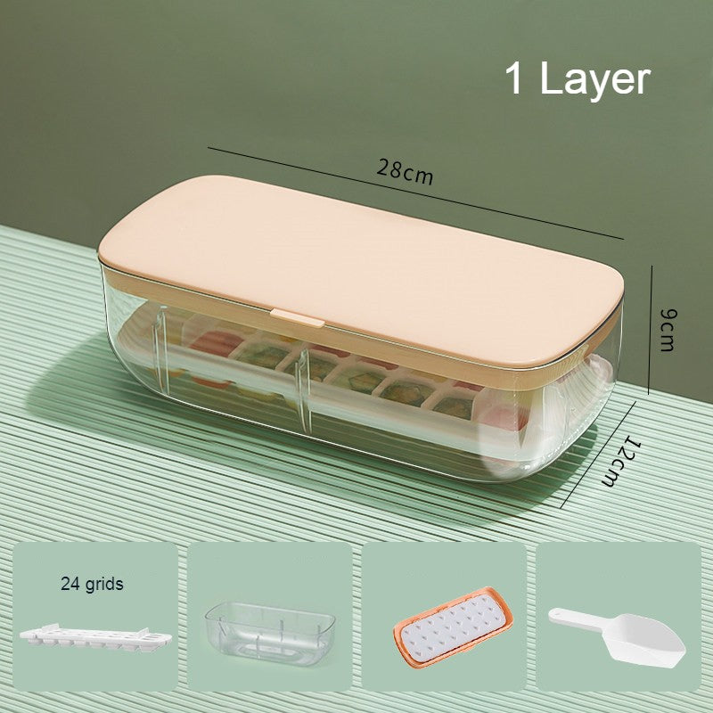 Norvo | 2-lags 48 ruter isbitbrett, med klar isbitoppbevaringsboks