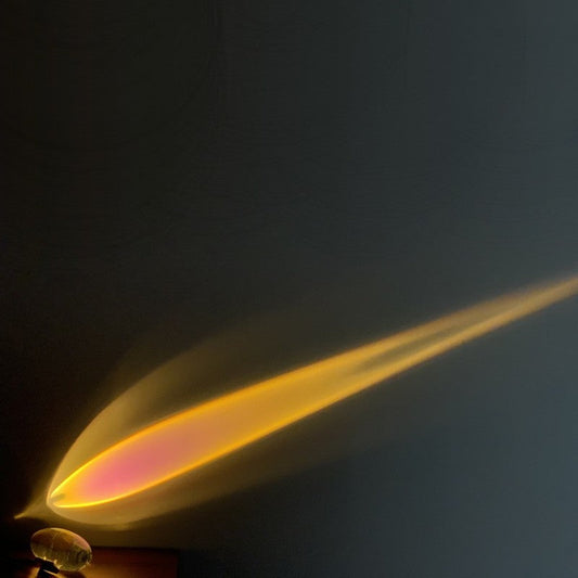 Norvo | Solnedgangsprosjektorlampe, med vakker lys og minimalistisk design, for bad, bilder og mer