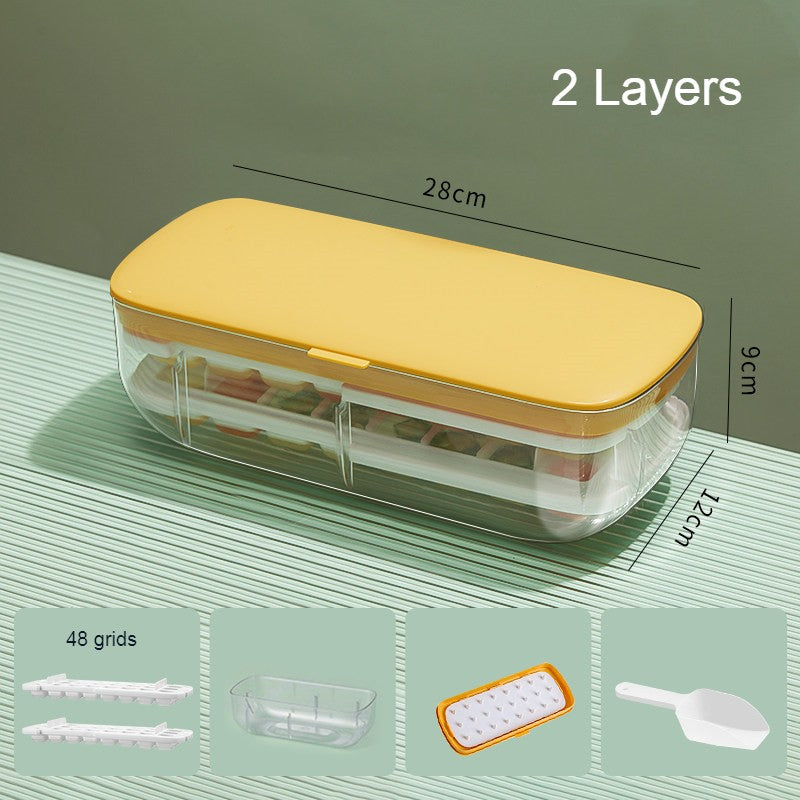 Norvo | 2-lags 48 ruter isbitbrett, med klar isbitoppbevaringsboks