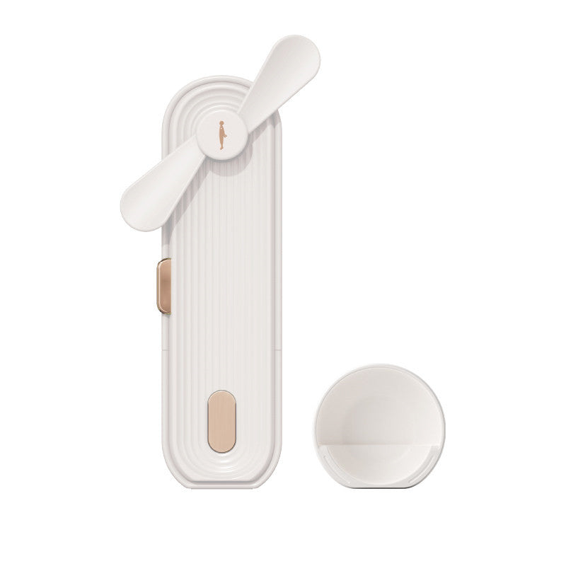 Norvo | Bærbar Oppladbar Håndvifte, med To Vindhastigheter & Strømbank