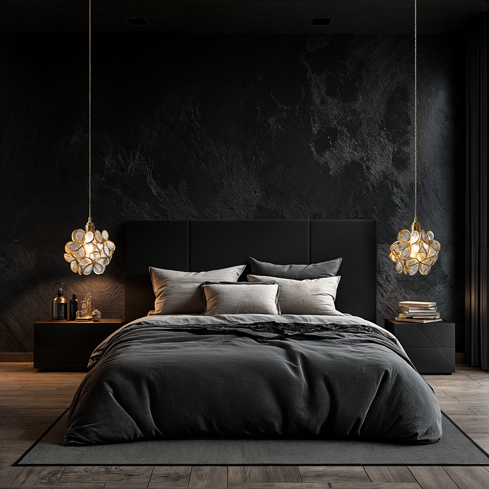 Norvo | Moderne Blomsterform Glass LED Pendellampe