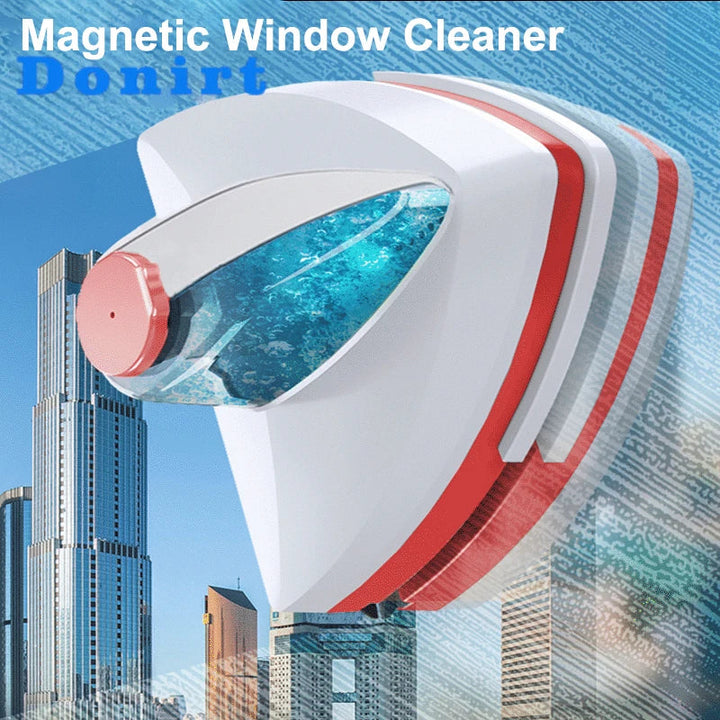 Norvo | GLASPURE Magnetisk Vindu Rengjører | For Enkelt- & Dobbelglass | Vannskrape med Magnetisk Kraft | Tilgjengelig i 4 Varianter
