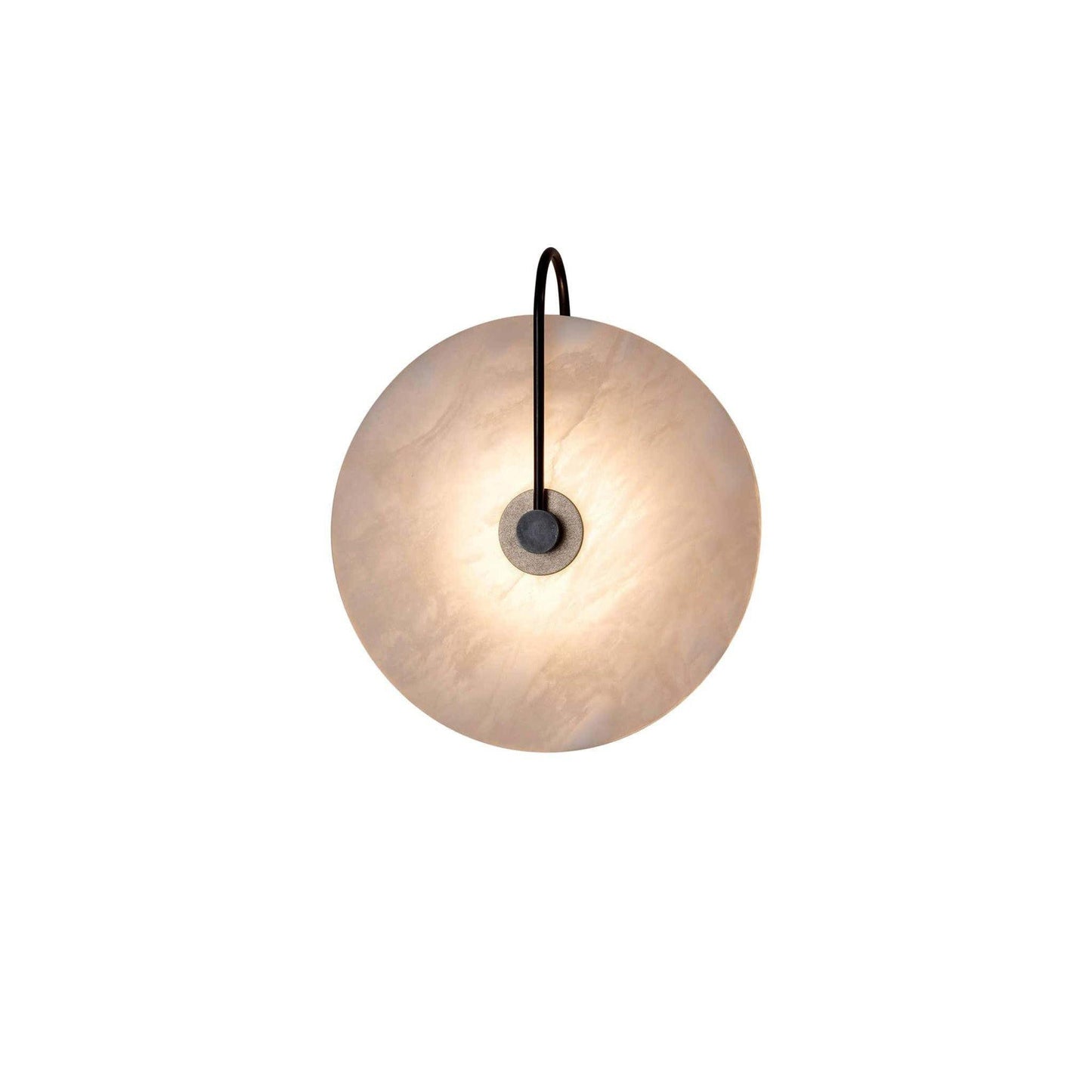 Norvo | Hvit Alabaster Vegglampe