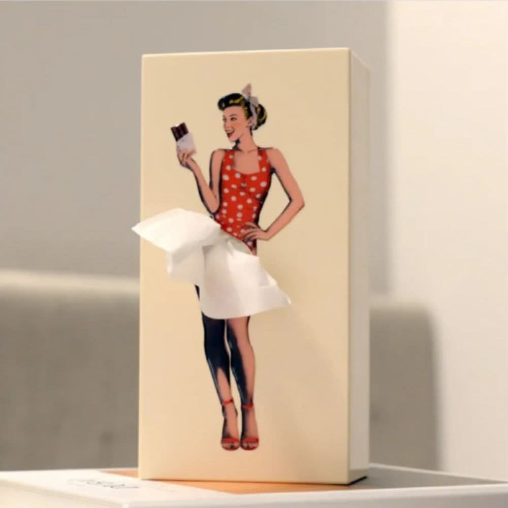 Norvo | Lekfull Rock Tissue Box for Kreativ Hjemmedekorasjon