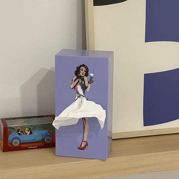 Norvo | Lekfull Rock Tissue Box for Kreativ Hjemmedekorasjon