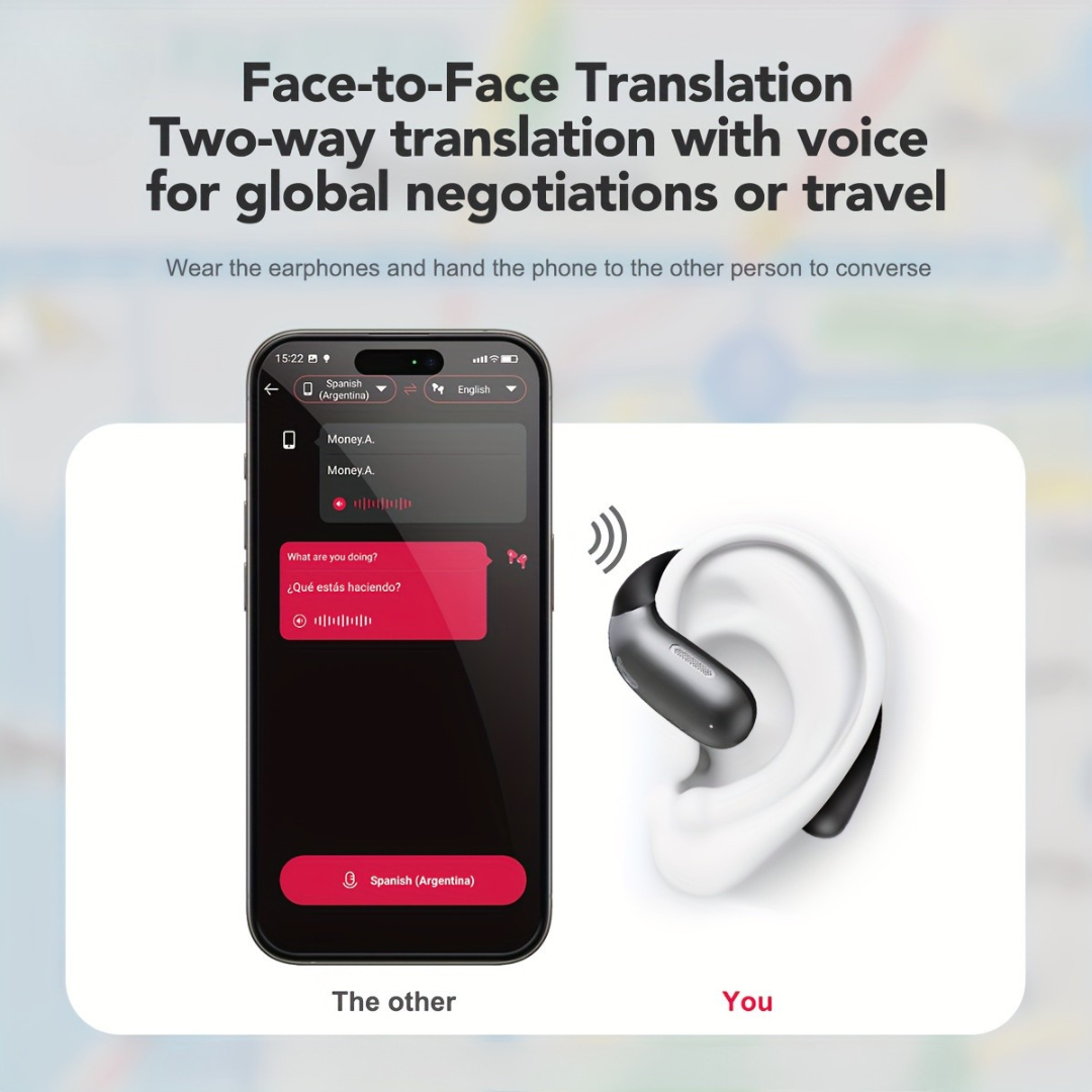 Norvo | AI Oversettende Smarte Trådløse Ørepropper