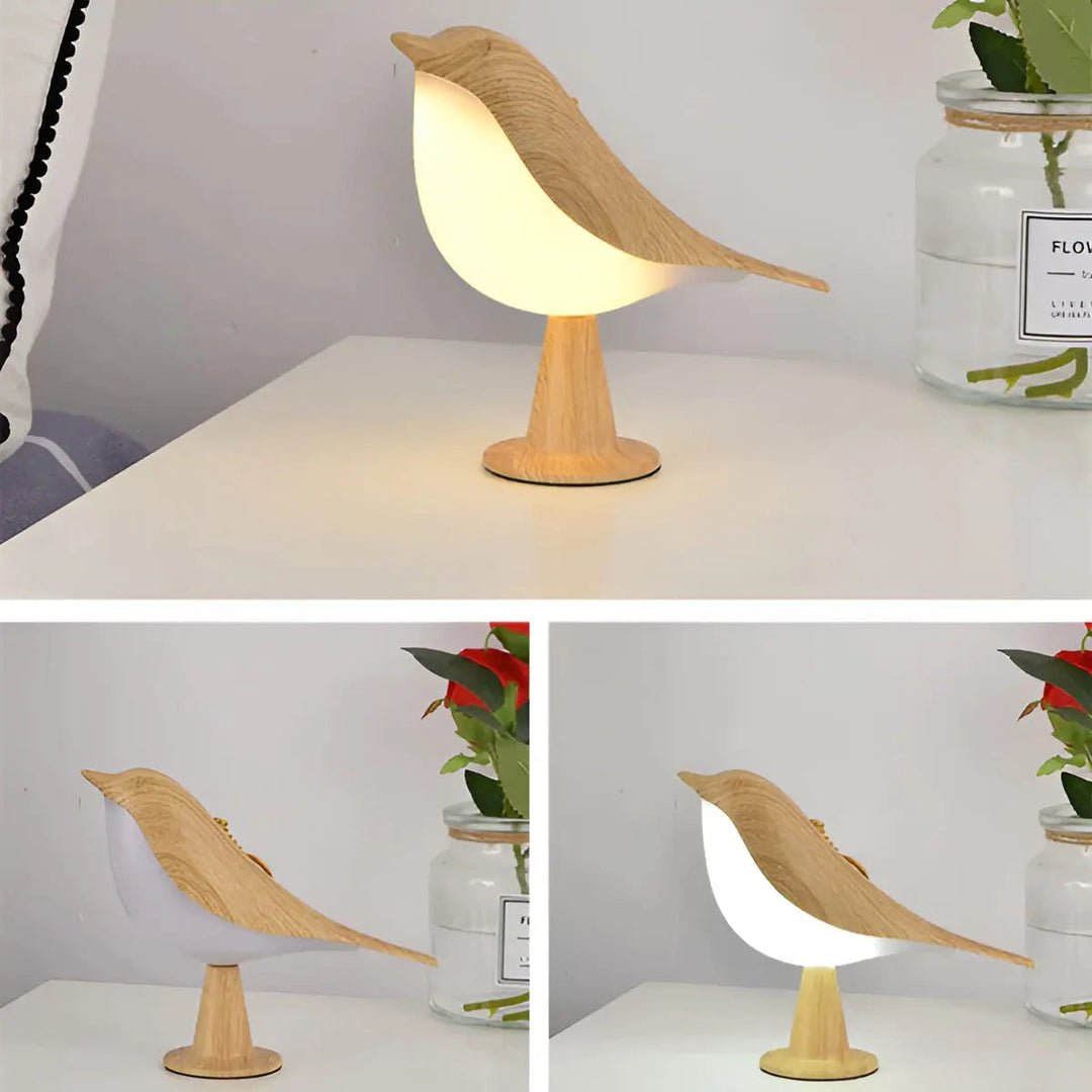 Norvo | Fugl Lampe - Lumina - Berøringskontroll - Aromaterapi