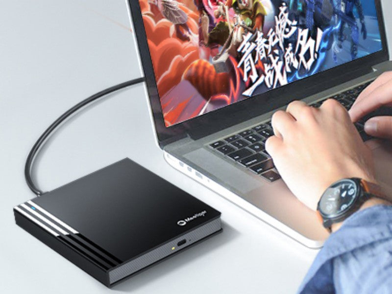 Norvo | Ekstern USB DVD-brenner med ekstern CD-stasjon