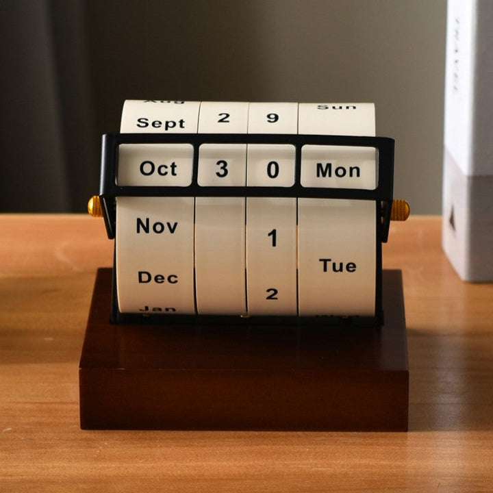 Norvo | Kreativ Roterende Dekorativ Evigvarende Kalender