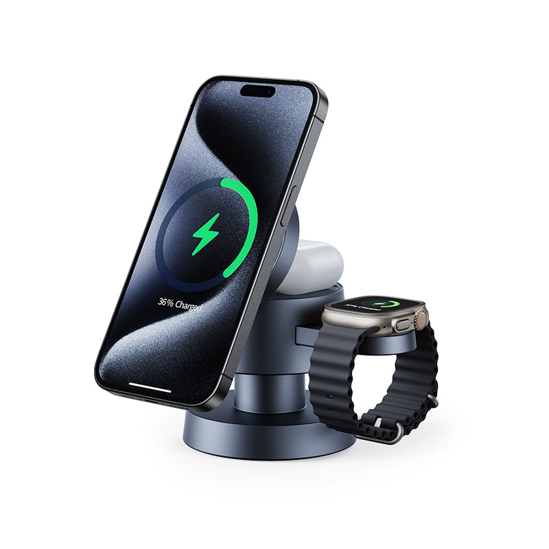 Norvo | Bærbar sopplampe 4-i-1 magnetisk ladestativ