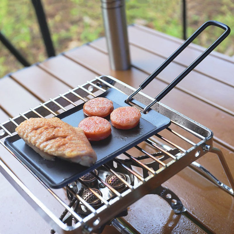 Norvo | Bærbar Ultra-Liten Non-Stick Grillpanne For Utendørs Camping