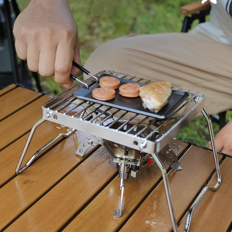 Norvo | Bærbar Ultra-Liten Non-Stick Grillpanne For Utendørs Camping