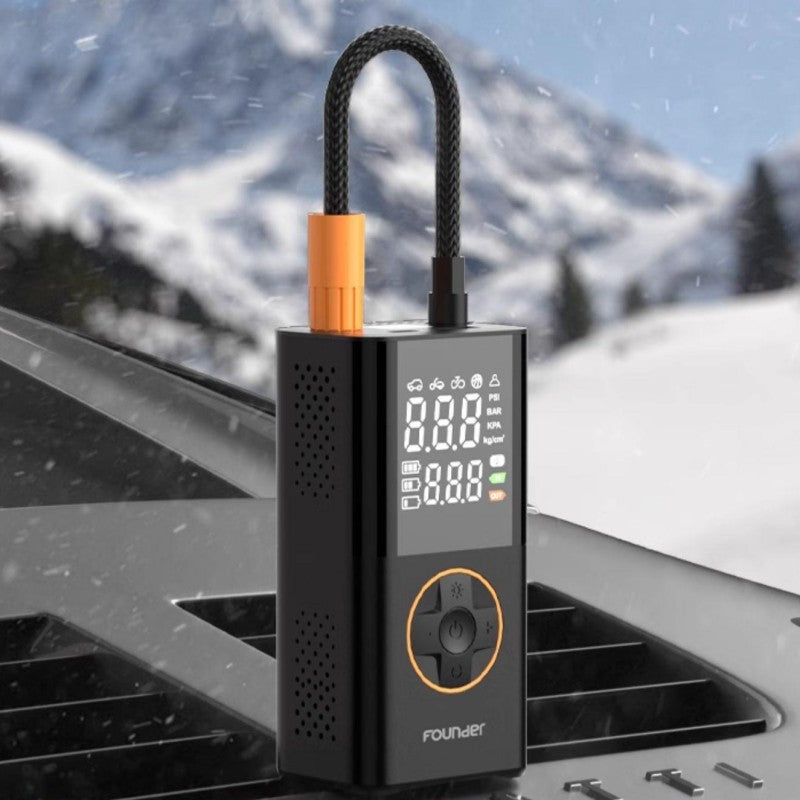 Norvo | Bærbar trådløs bildekkpumpe med dekktrykkovervåkning