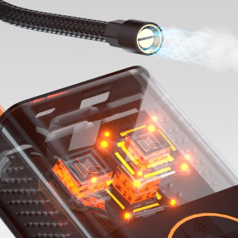 Norvo | Bærbar trådløs bildekkpumpe med dekktrykkovervåkning