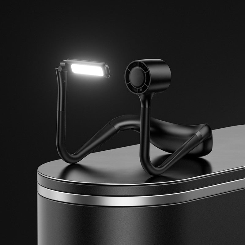 Norvo | 2-I-1 LED Usb Henge Hals Lys & Vifte