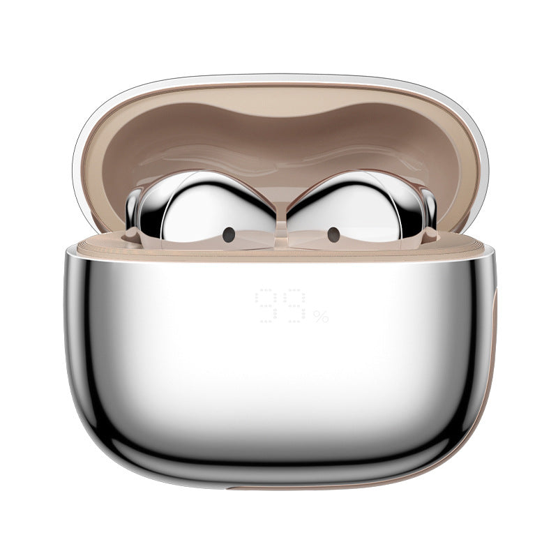 Norvo | Halv-in-ear trådløse Bluetooth-hodetelefoner med full kropp elektroplettering