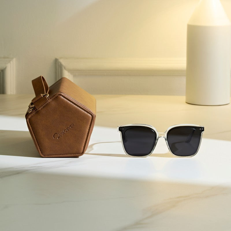 Norvo | Bærbar Trykkbestandig Stor Kapasitet Brilleetui