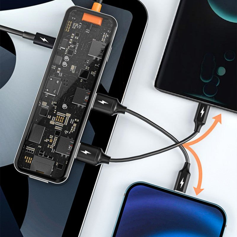 Norvo | Åtte-i-én Multi-Interface Gjennomsiktig Utvidelsesdokking