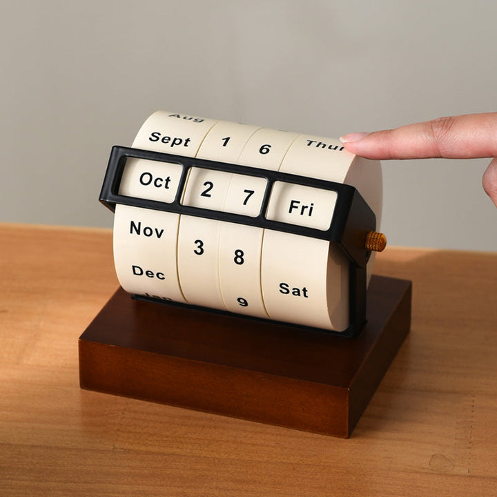 Norvo | Kreativ Roterende Dekorativ Evigvarende Kalender