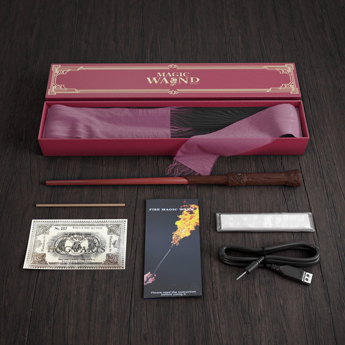 Den originale Norvo Harry Potter ildmagiske stav - BOGO