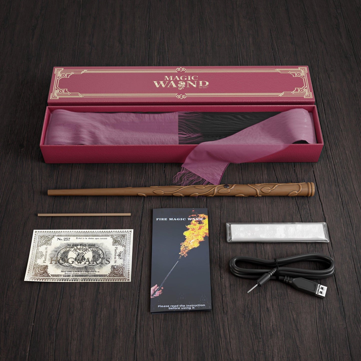 Den originale Norvo Harry Potter ildmagiske stav - BOGO