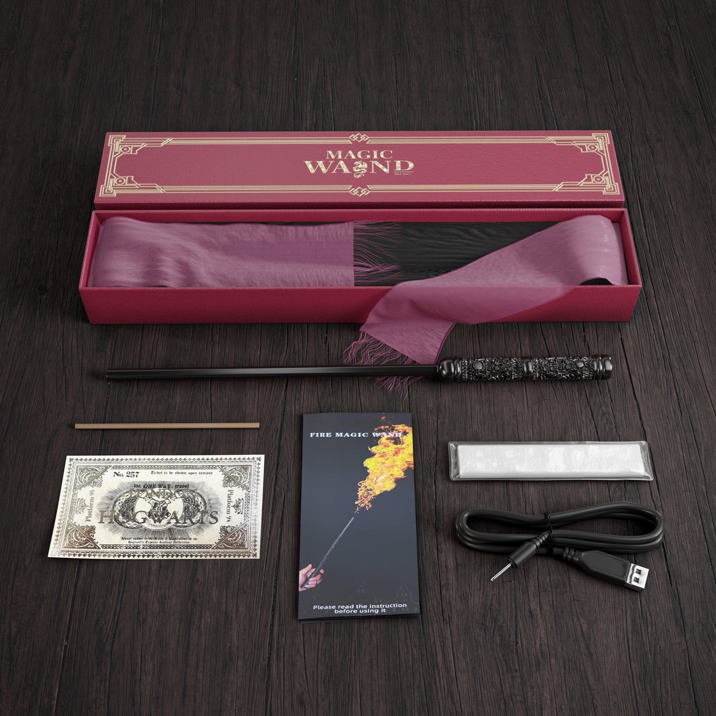 Den originale Norvo Harry Potter ildmagiske stav - BOGO