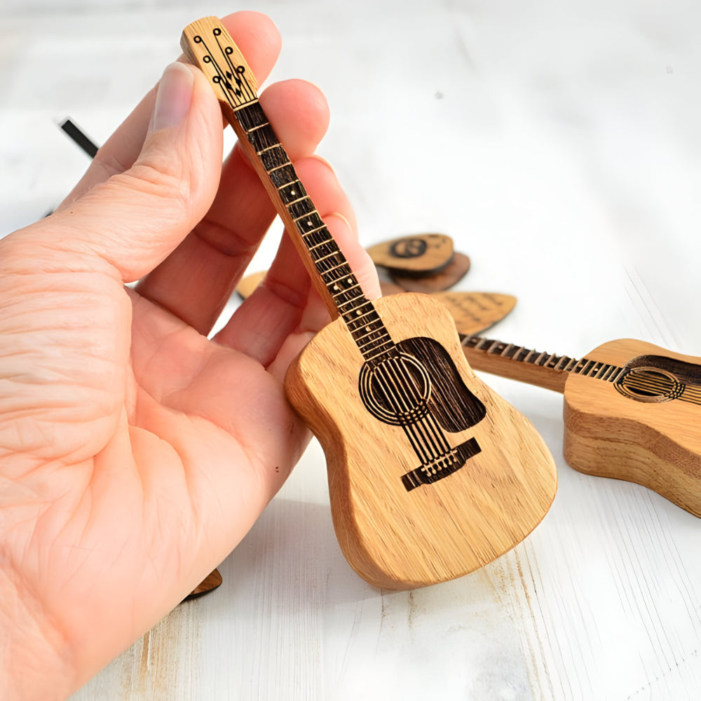 Norvo | Akustisk gitarplekter oppbevaringsboks