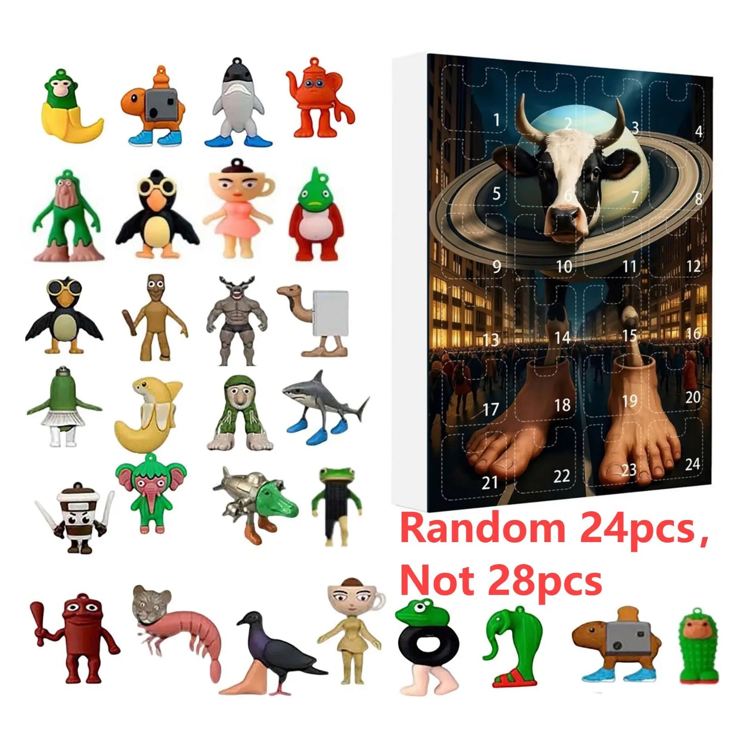 Norvo | Festiva Julekalender 2025 – 24-dagers kalender med unike overraskelser og festlig design