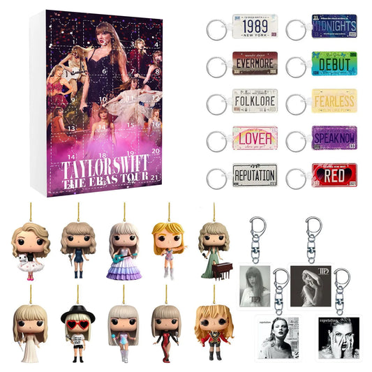 Norvo | DecoJoy Adventskalender – 24-dagers kalender med juledekorasjoner & gjenbrukbart design