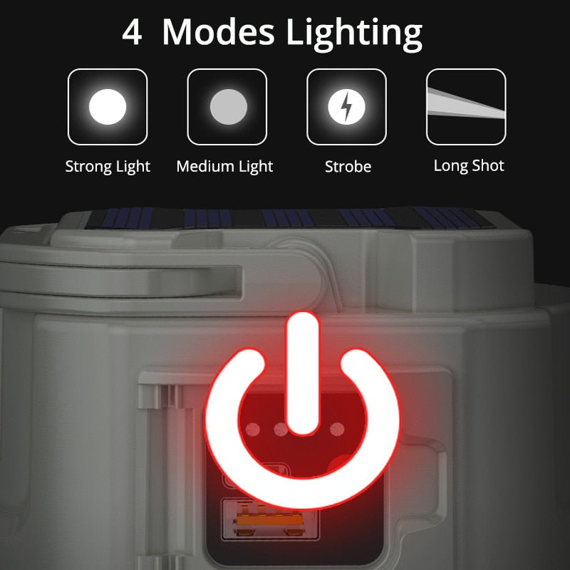 Norvo | Solar LED Utendørs USB Oppladbar Explorer Campinglys