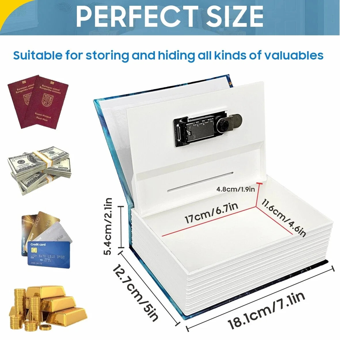 Norvo | Skjult Bok Hvelv Sikkerhetsboks