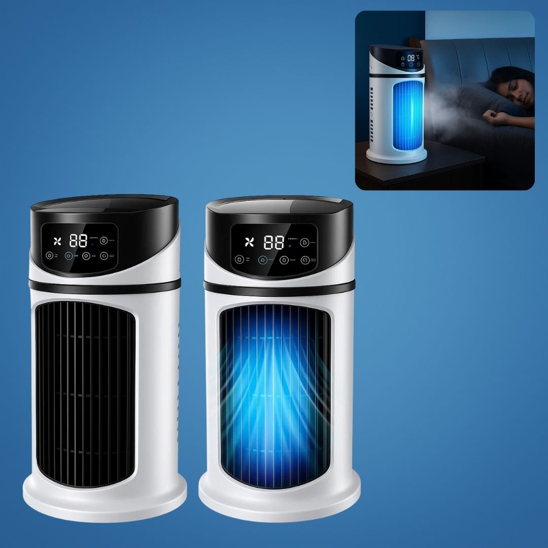 Rask kjøling – USB 5V – 300ML vanntank – Stille drift for kontor- og hjemmebruk Norvo