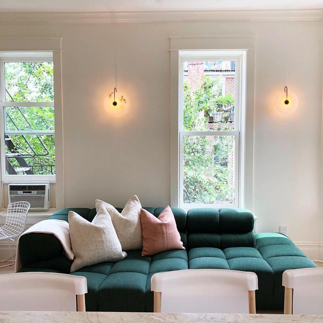 Norvo | Hvit Alabaster Vegglampe