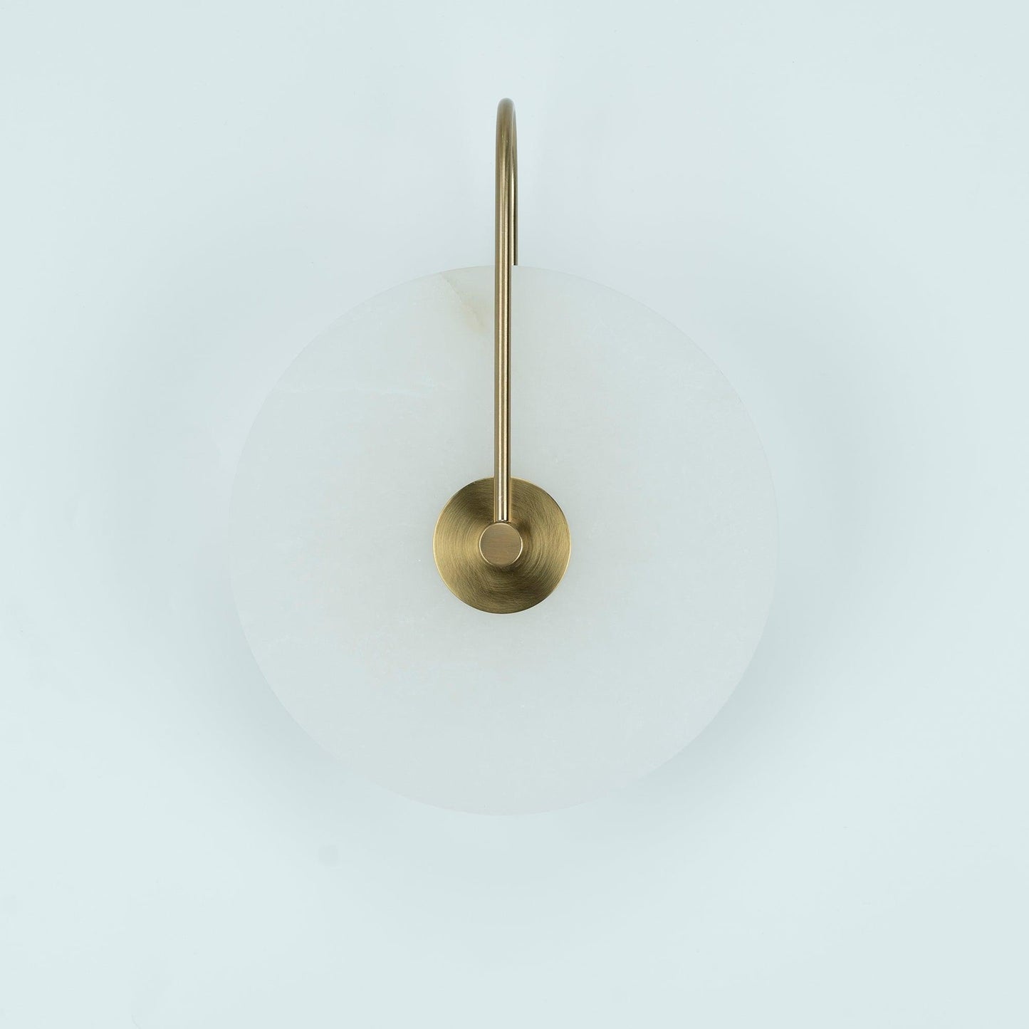 Norvo | Hvit Alabaster Vegglampe