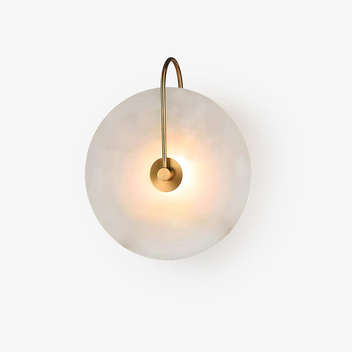 Norvo | Alabaster LED Vegglampe – Eleganse og Rolighet i Lys