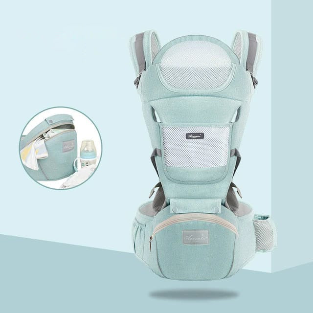 Norvo | All-Position Baby Carrier - Hip Seat Spedbarn Småbarn Rygsekk med Kenguru Innpakning Bærer