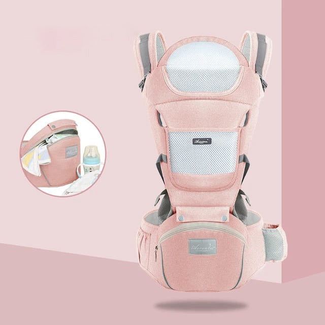 Norvo | All-Position Baby Carrier - Hip Seat Spedbarn Småbarn Rygsekk med Kenguru Innpakning Bærer