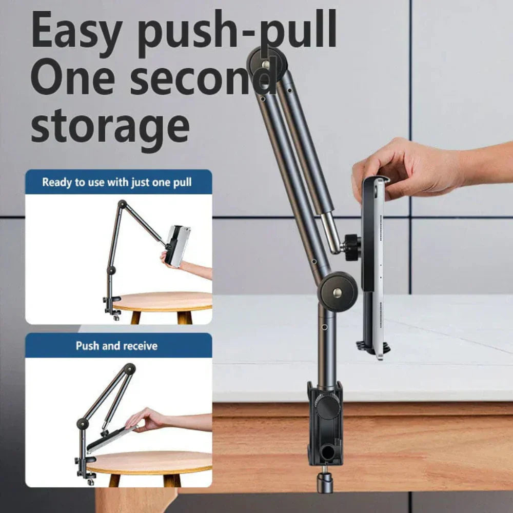 Norvo | Altivo – 360° Justerbar Aluminiumstativ for Nettbrett & Smarttelefoner