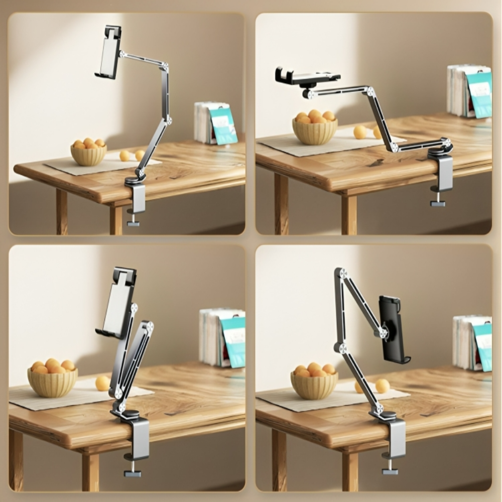 Norvo | Altivo – 360° Justerbar Aluminiumstativ for Nettbrett & Smarttelefoner