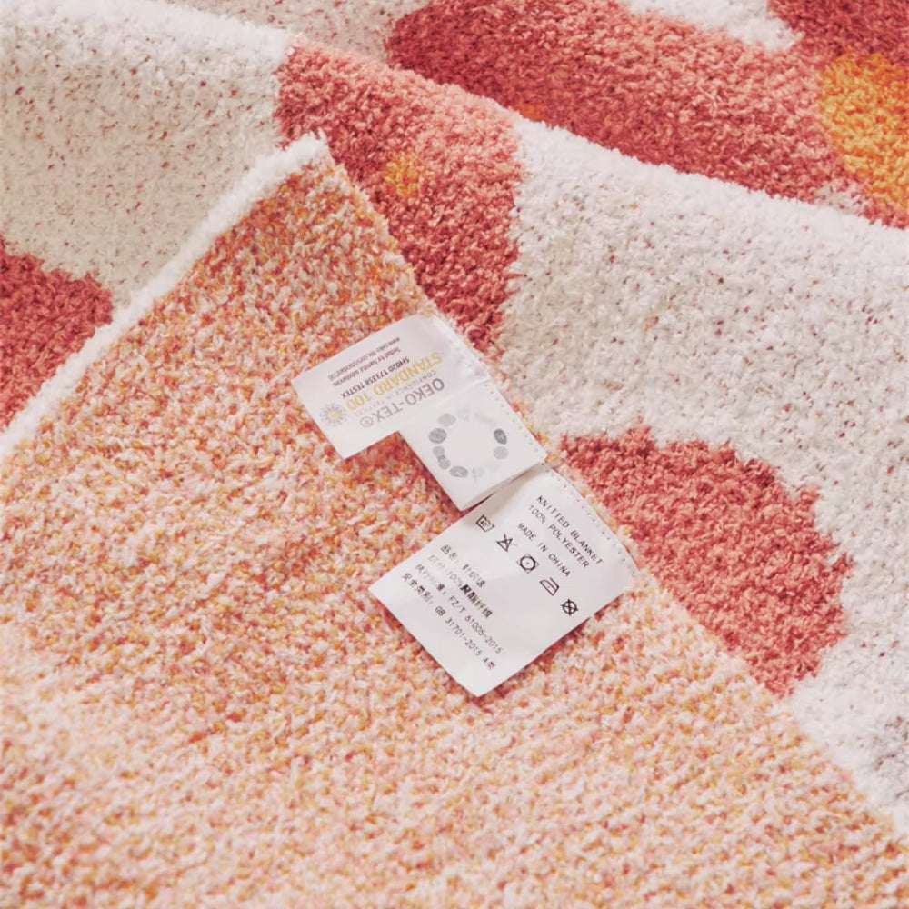 Norvo | Alvian Floral Myk Strikket Teppet