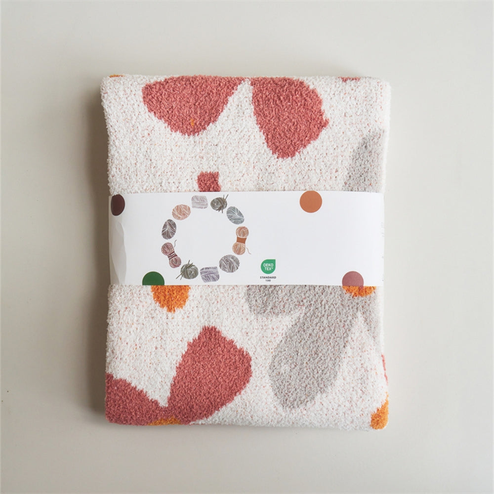 Norvo | Alvian Floral Myk Strikket Teppet