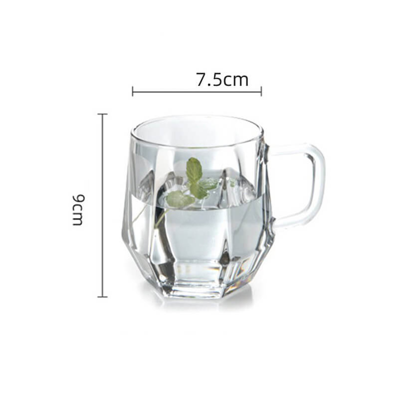 Norvo | Amber hexagonal glasskopper