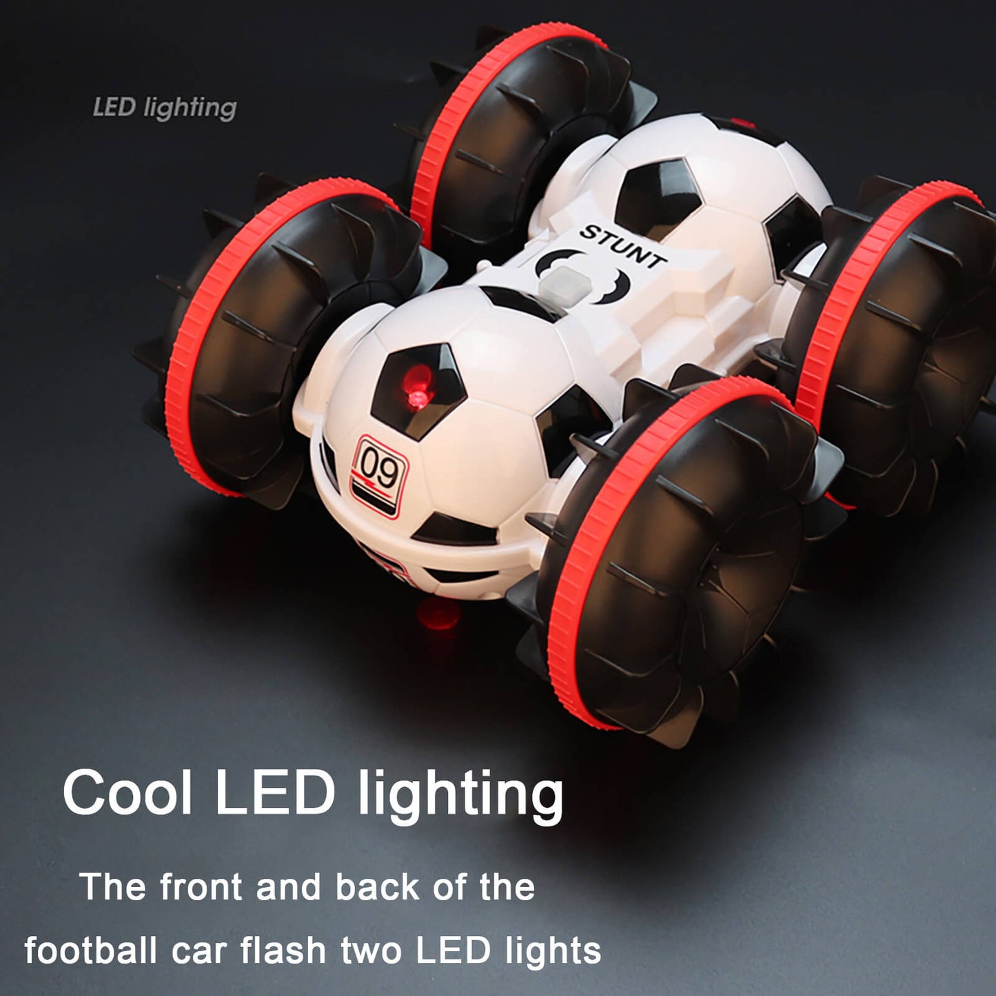 Norvo | Amfibisk Fjernstyrt Bil, Alt-Terreng Fotball, Fjernstyrt Båt, Bassengleketøy, Gave til Gutter og Jenter