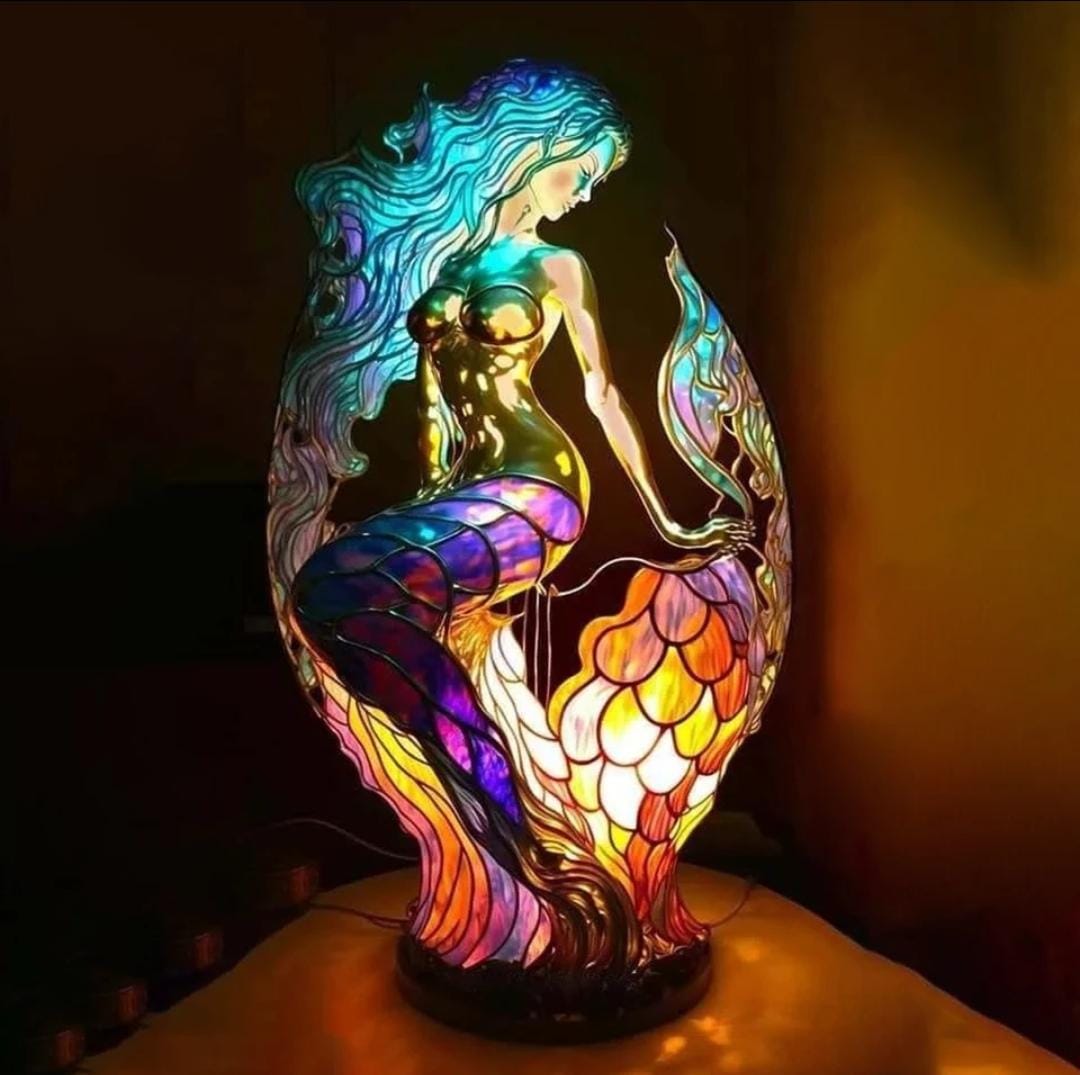 Norvo | Blekkt glass dyrelampe hjemmeinnredning